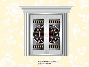 广东亿富达不锈钢罗马柱门 品质与美观的双重优选